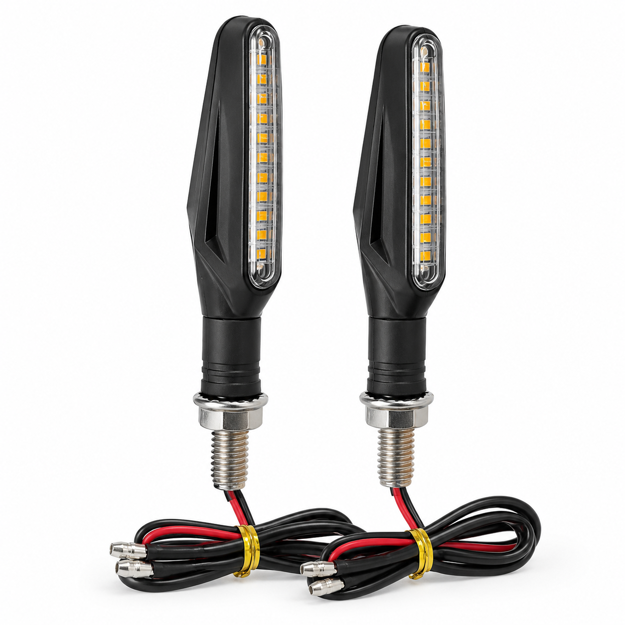 راهنمای LED رانینگ موتورسیکلت Moky Pro مدل i18 نور زرد جفتی